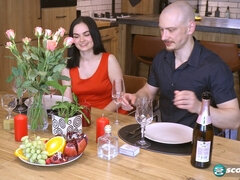 Watch kasper & mileva's dinner date in 4K - full HD!