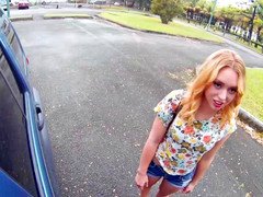 Lucy Tyler is picked up outside and fucked hard