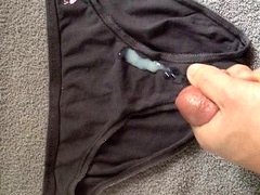 Grey Panty Cum eruption 08