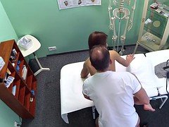 Doctor fucks patient in different positions