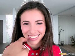 Casey Calvert's tight butt gets a reality makeover in Skinny Reality Kings scene