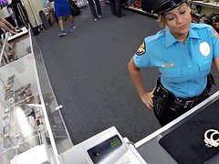 Big ass Latin police officer fucked hard