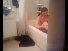 Youthful Sandy-Haired Wifey In The Shower