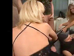 2 kinky German cougars gangbanged part 2