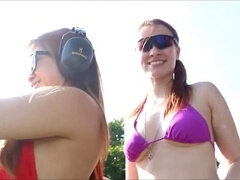 Outdoor, bikini webcam, shooting