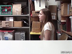 Sexy soft voiced shoplyfter fucked