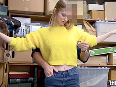 horny LP Officer porks huge-boobed Russian Shoplifter