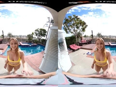 Gros cul, Grosse bite, Hard, Seins naturels, Piscine, Pov, Rousse roux, Nénés