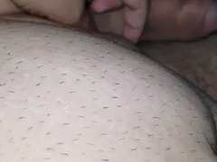 Stepmom saw her stepsons erect cock and helped him with a handjob