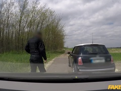 Fake Cop (FakeHub): Unregistered Driver Creampied by Cop