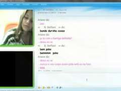 Novinha gostosa no MSN