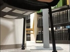 Using A Dildo In College Library