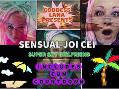 Sensual JOI JOI with your shy girl on cam including cum