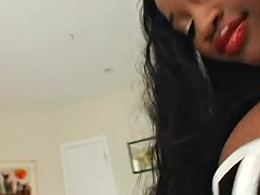 POV! High Heeled Black Girl Lori Alexia Gets BBC Lex Steele!