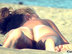 Big round ass tanned nudist nude cougars voyeur beach spy web cam