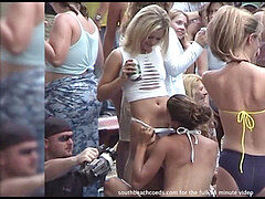 super-naughty strippers nude during a fest