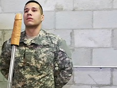 Demanding military sergeant ripped in bathroom 3way