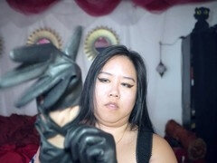 Mistress Mara's Sensual ASMR Leather Gloves Experience