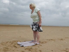 Wife at the beach