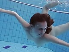 Anna Netrebko slender tiny teen underwater