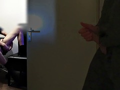 Roommate caught masturbating while anal and watching gay porn after coming home early from work