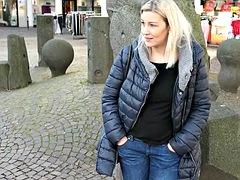 Blonde, Allemand, Mère que j'aimerais baiser, De plein air, Public, Jouets, Vibromasseur, Voyeur