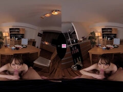 Titjob in Virtual Reality - Japanese Hitomi Tanaka