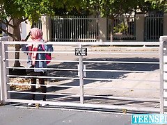 Binky Beaz Her Neighbor Tease To Fuck Hijab Teen