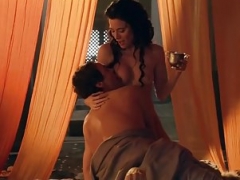 Jaime Murray Bra buddies And Bush In Spartacus Gods Of The Arena