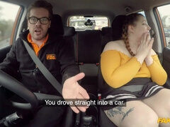 Ryan Ryder bangs SSBBW Estella Bathory in the car