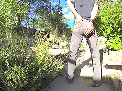 Kink, outdoor, pants wetting