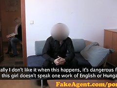 Fakeagent clueless blonde tricked into assfuck sex in audition casting