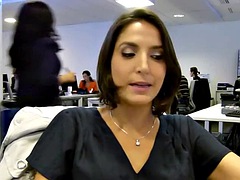 Aziza Wassef, the sexy Egyptian journalist masturbates to the challenge