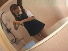 SNFD-002 Japanese schoolgirls wetlook 2