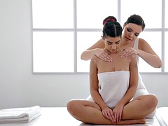 Sapphic lesbian massage with orgasm all inclusive