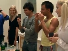 Tits are all horny cameraman needs from drunk blonde party girl