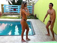 mexican ballbusting with kicks, knees, punches and trampling