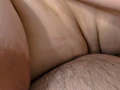 Horny wife with big tits allowed me to fuck her pussy without a condom and cum inside her my big creampie - Milky Mari