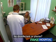 Blondine, Tjekke, Doktor, Exam, Hd, Sygeplejerske, Pov, Realitet