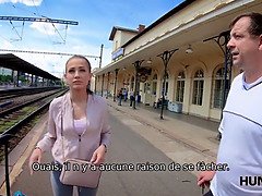 Unhooked Hunter seduces a young girl to the train station and seduces her mother for a steamy fuck