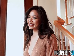 Scarlett A. Alexis & Chuck's Property Sex Adventure: Busty Asian Babe Gets Pounded in My House