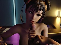 Sfm blowjob - deepthroat compilation