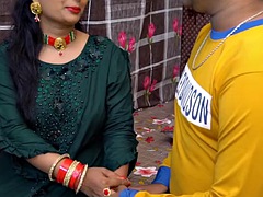 Desi Pari Bhabhi fucked by Devar on birthday talking Hindi