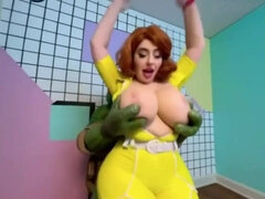 Chubby teen cosplay horny sex video