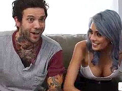 Blue-hair, gash, tat