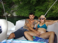 Public Amateurs Love Making Fun On Boat Public Voyeur Part1