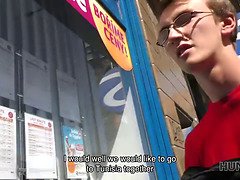 Cash-hungry teen brunette sucks and fucks for cash in POV pickup video