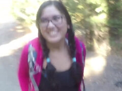 Amateur Porn Girlfriend Humped In The Woods