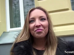 GERMAN SCOUT - CUTE TEENAGER KIM DAVIS SEDUCE TO POUND AT STREET CASTING - Amateur Porn