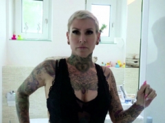 GERMAN SCOUT - Lure TATTOO MILF CAT COX TO ANAL AT CASTING
